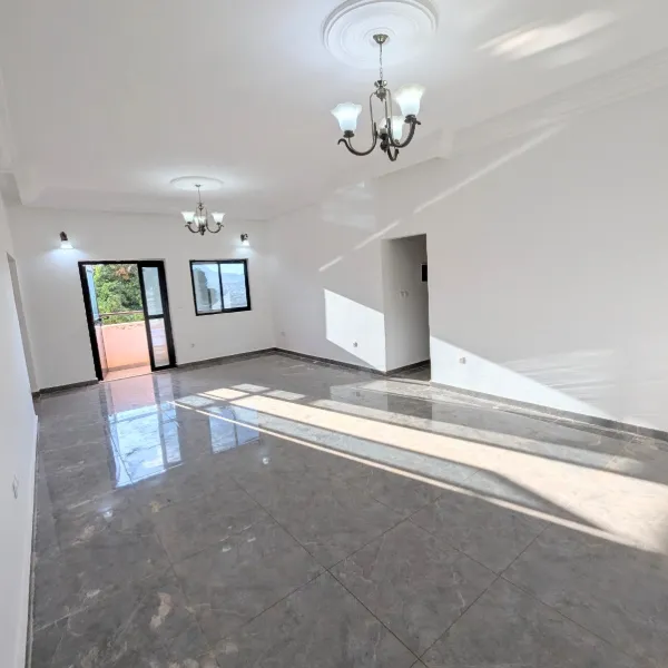 Appartement 2 chambres avec 2 balcons à louer à Ngousso