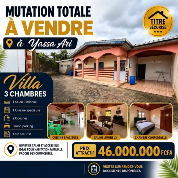 Maison à vendre à Yassa Ari