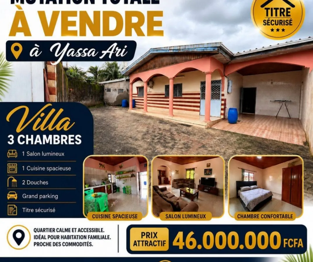 Maison à vendre à Yassa Ari